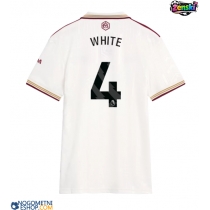 Ženski Nogometni dresi Arsenal Ben White #4 Tretji 2025-26 Kratek Rokav